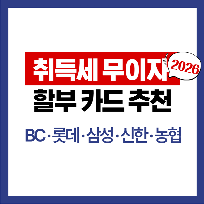 취득세 무이자 카드