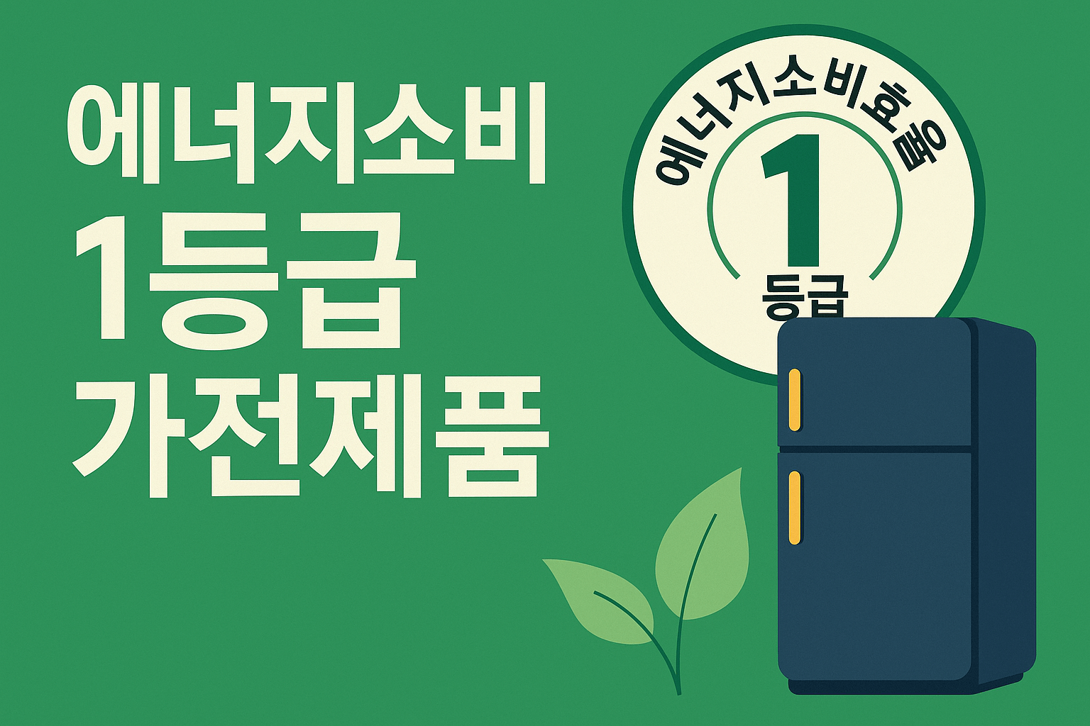 에너지효율 1등급 가전제품-사진
