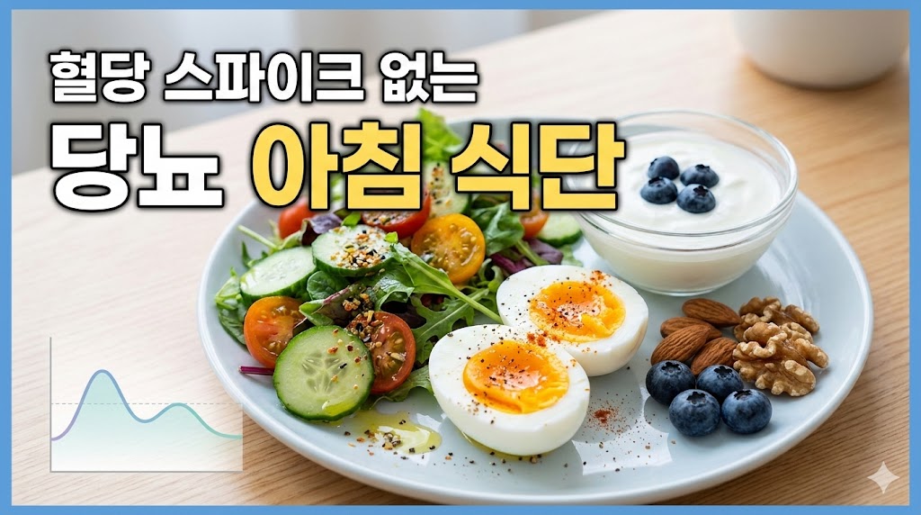 혈당 스파이크 없는 당뇨 아침 식단
