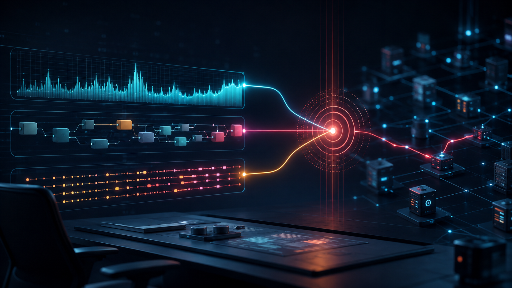 Metric&middot;Trace&middot;Log 세 신호가 하나의 공격 사건으로 연결되는 관측 조사 흐름