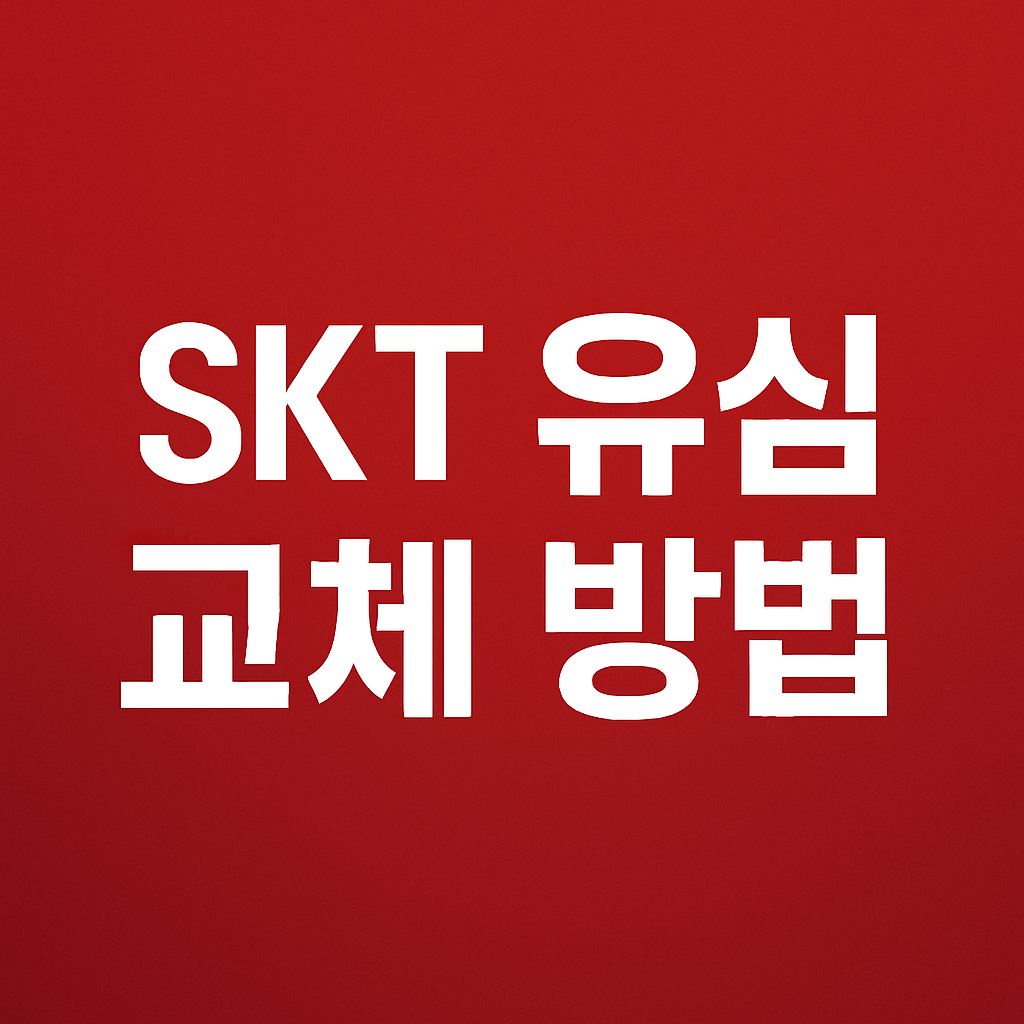 SKT 유심 교체 방법에 대한 썸네일