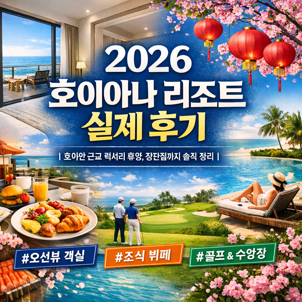 2026 호이아나 리조트 실제 후기｜호이안 근교 럭셔리 휴양, 장단점까지 솔직 정리