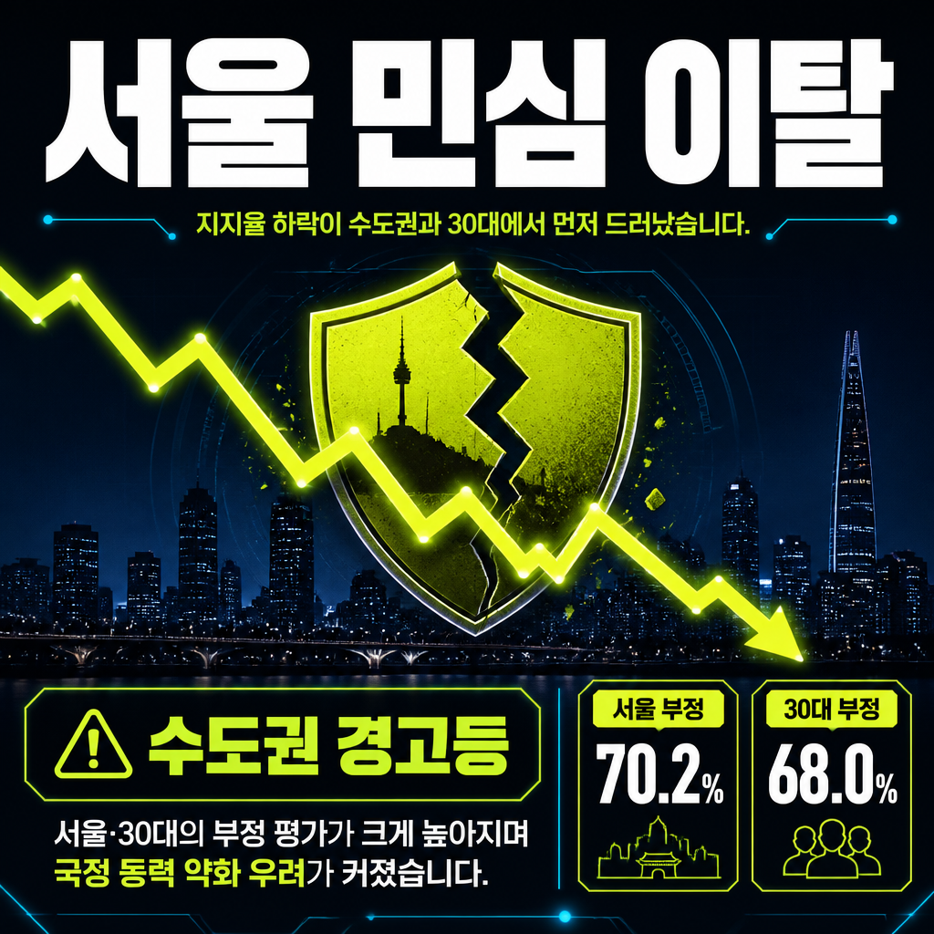 서울 민심 이탈