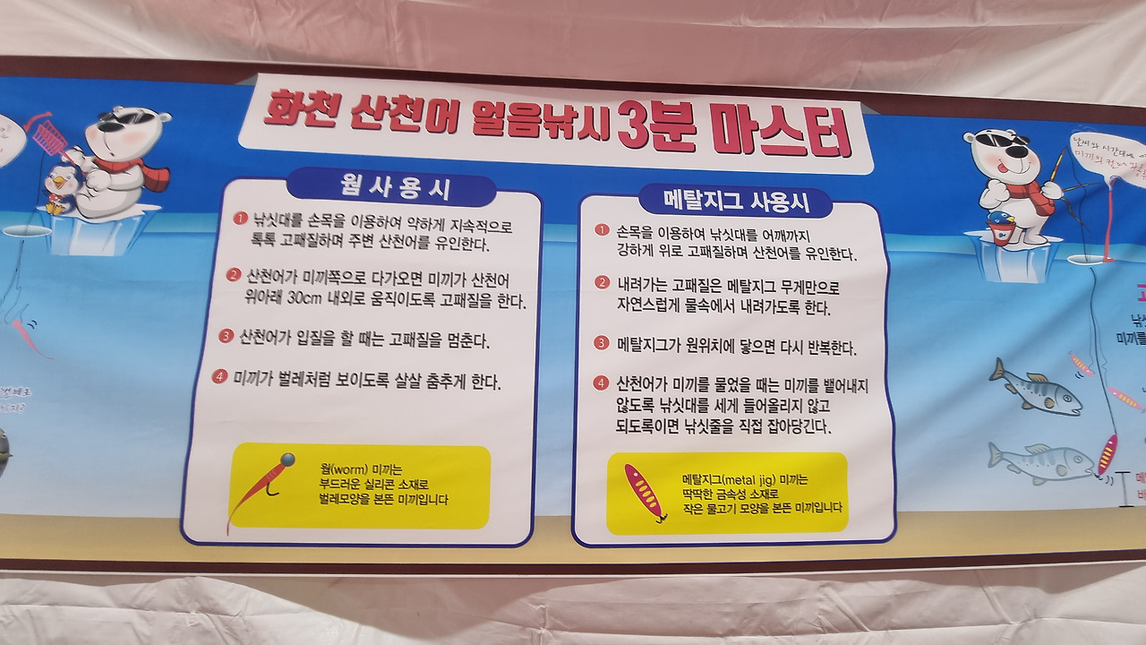 화천산천어 잡는 방법