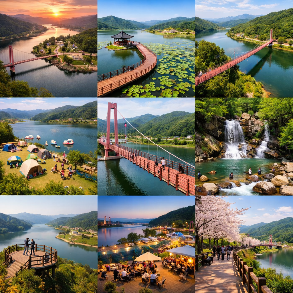 고령다산유원지 캠핑, 가족여행, 힐링