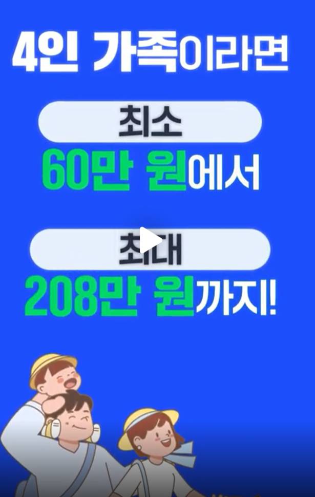 민생회복 소비쿠폰 신청 총정리|1인당 최대 52만 원 지원!