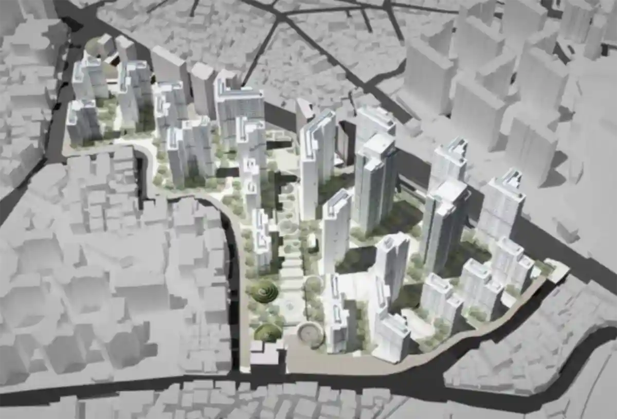 용산-청파2구역-신속통합기획안-1953세대-아파트-조감도