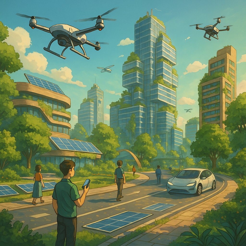 그린 스마트 시티의 핵심 기술 요소