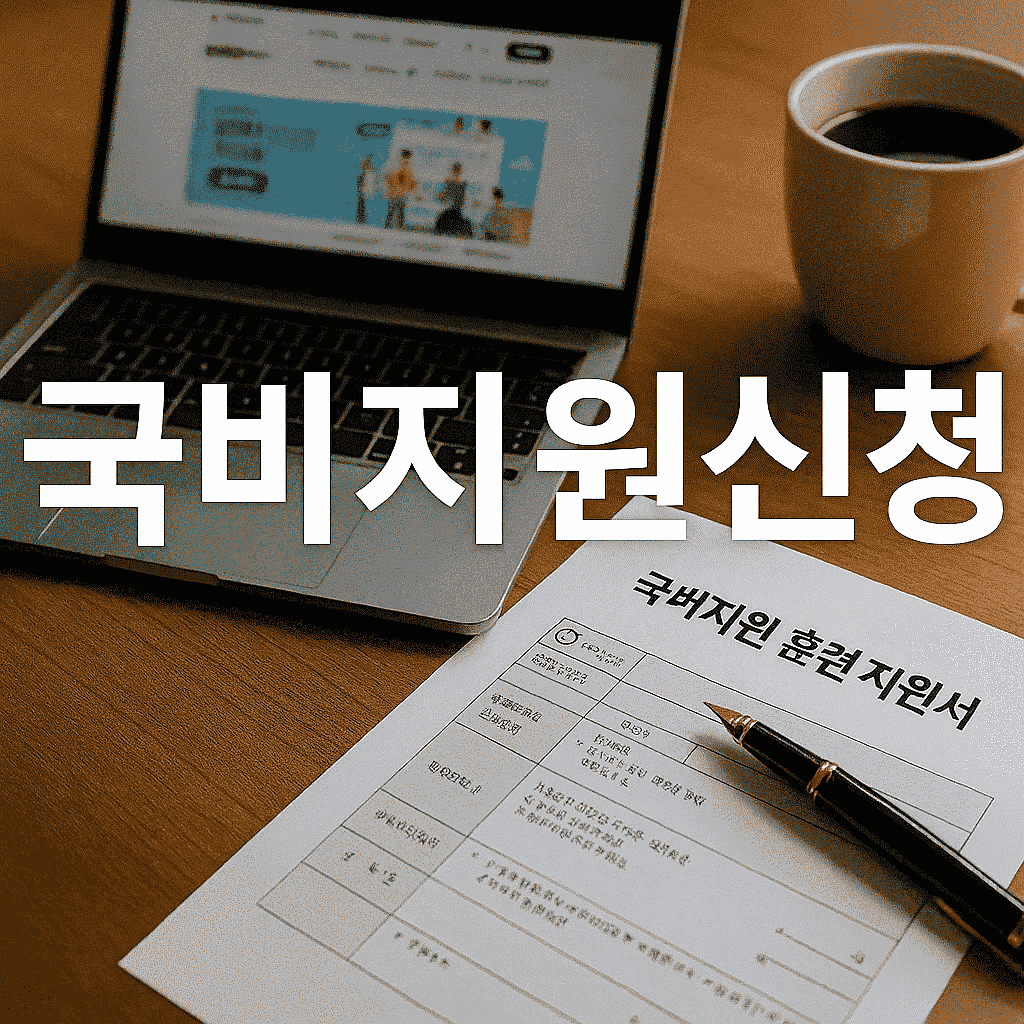 국비지원신청 방법 총정리! 내일배움카드로 0원 교육받는 비법