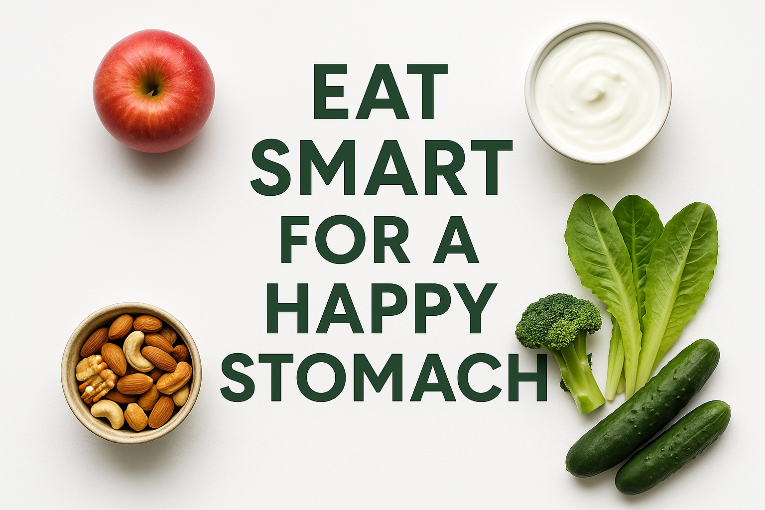 사과,오이,견과류 그림