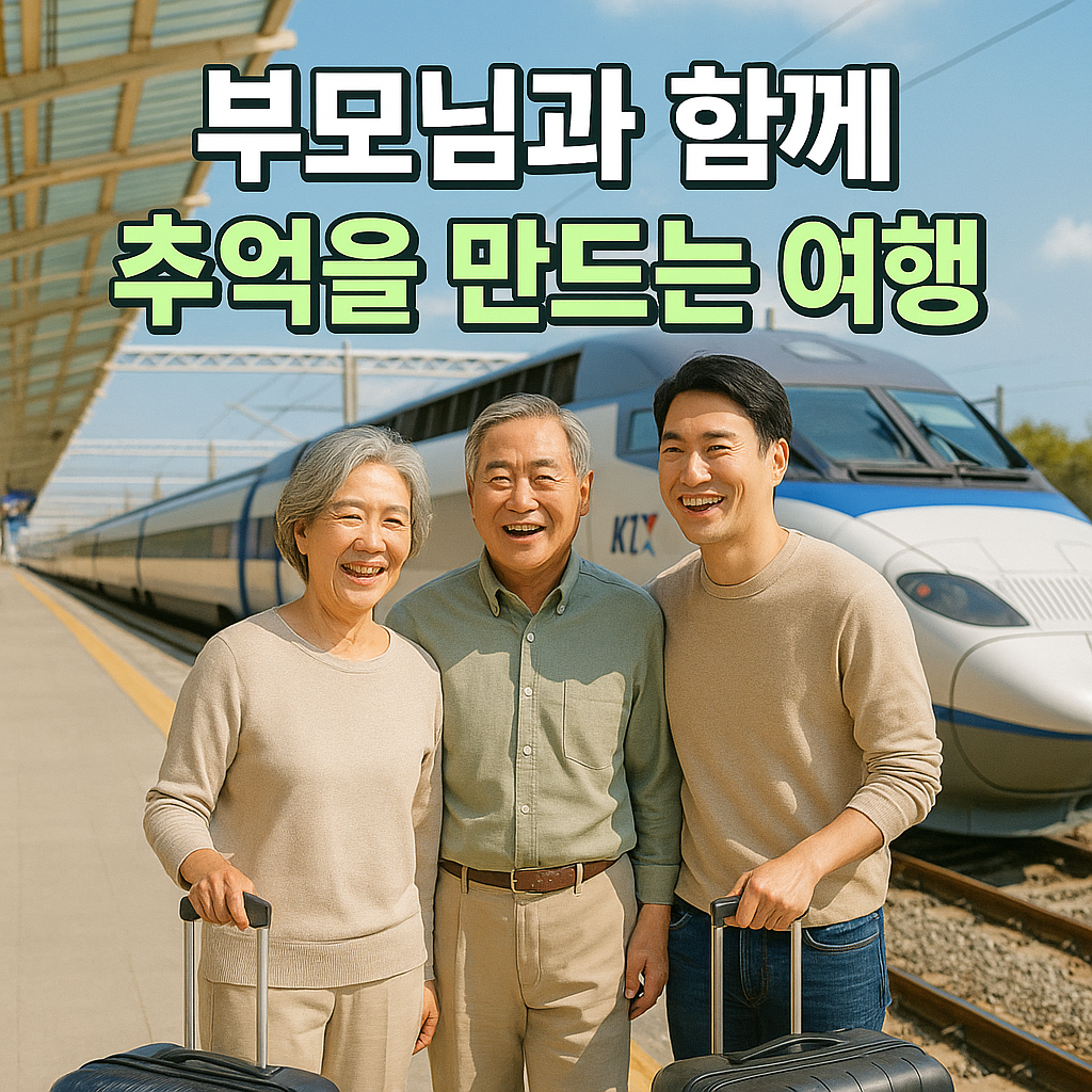 부모님과 함께하는 기차 여행