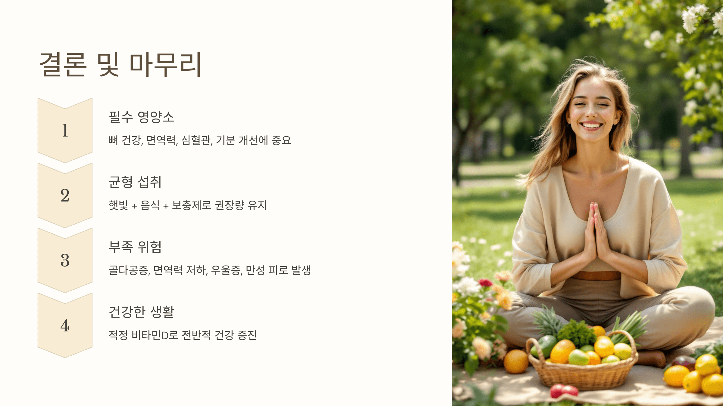 비타민D와 관련된 사진입니다.