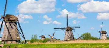 네덜란드 킨더다이크 사진