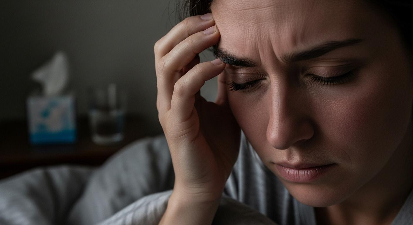 독감 증상 두통 오한