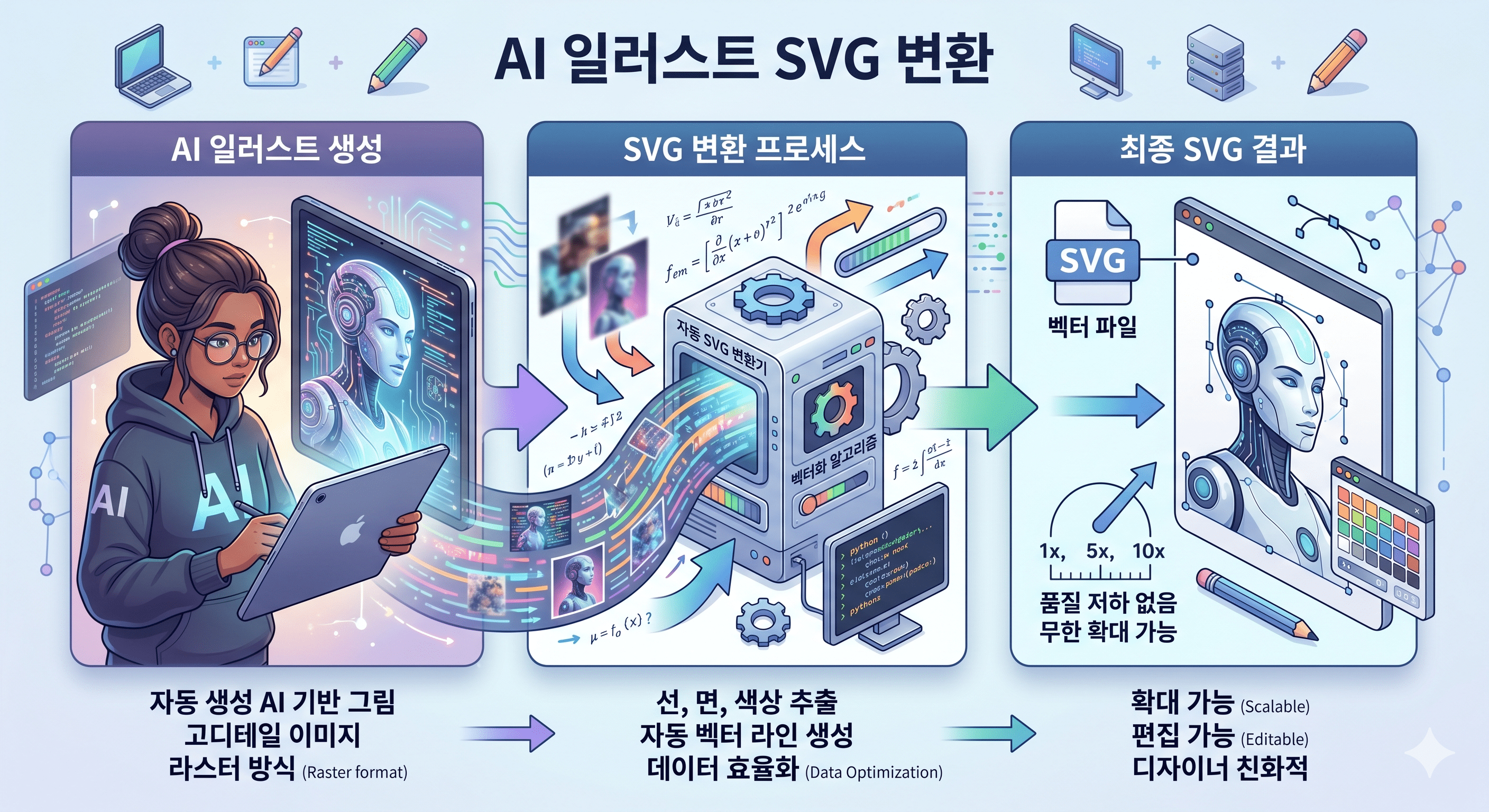 AI 일러스트 SVG 변환