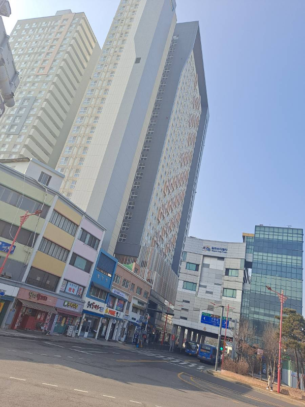 월미바다열차역이 보이다
