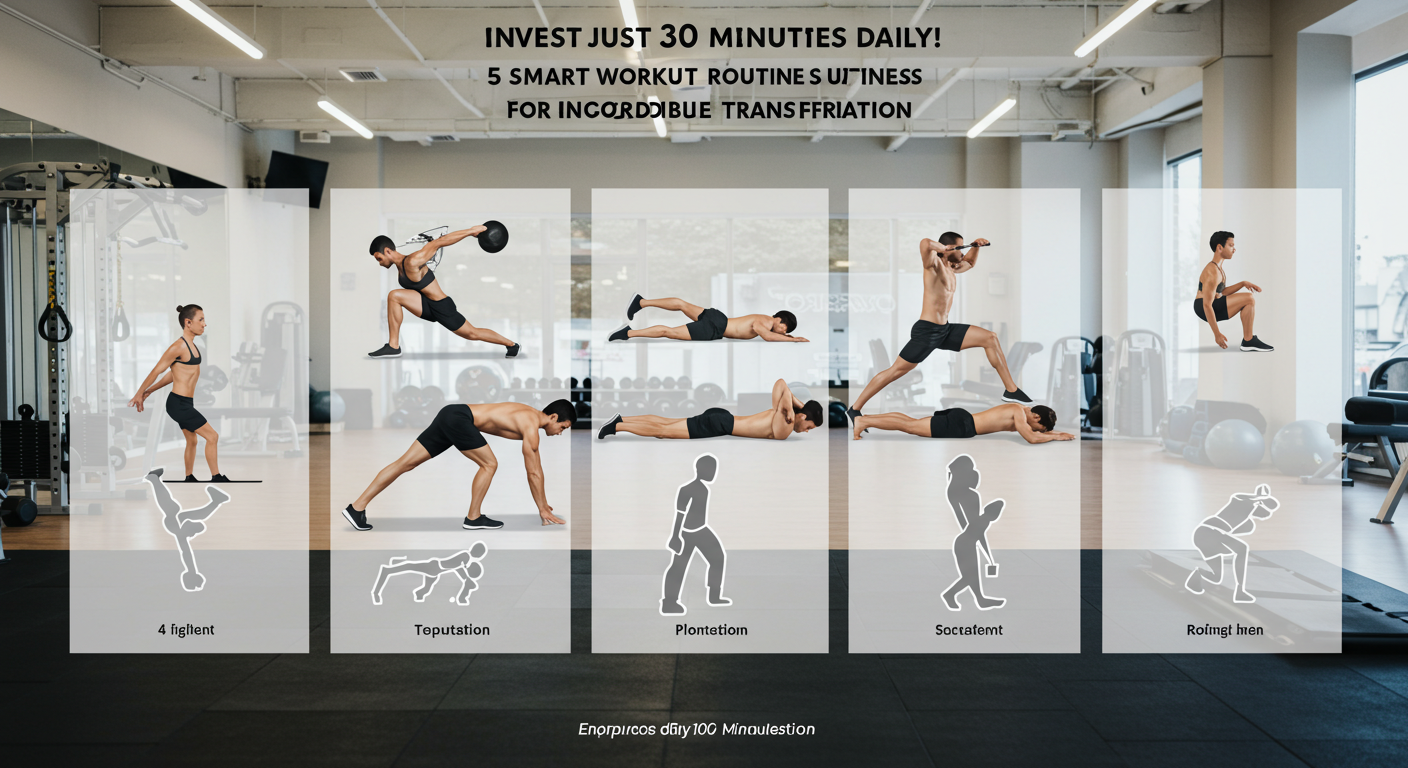 🏃♂️ 매일 딱 30분 투자! 놀라운 변화를 가져오는 5가지 스마트 운동 루틴