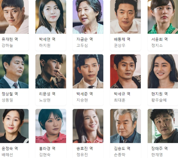 커튼콜 등장인물