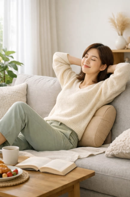 허리 토증이 없는 사진
