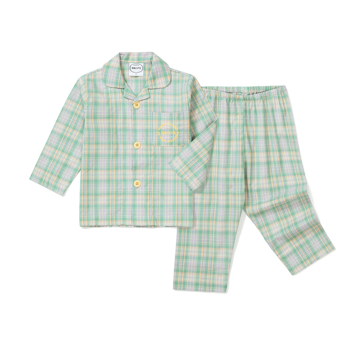 오르시떼 아동 A109 빅토리아체크 긴소매 상하