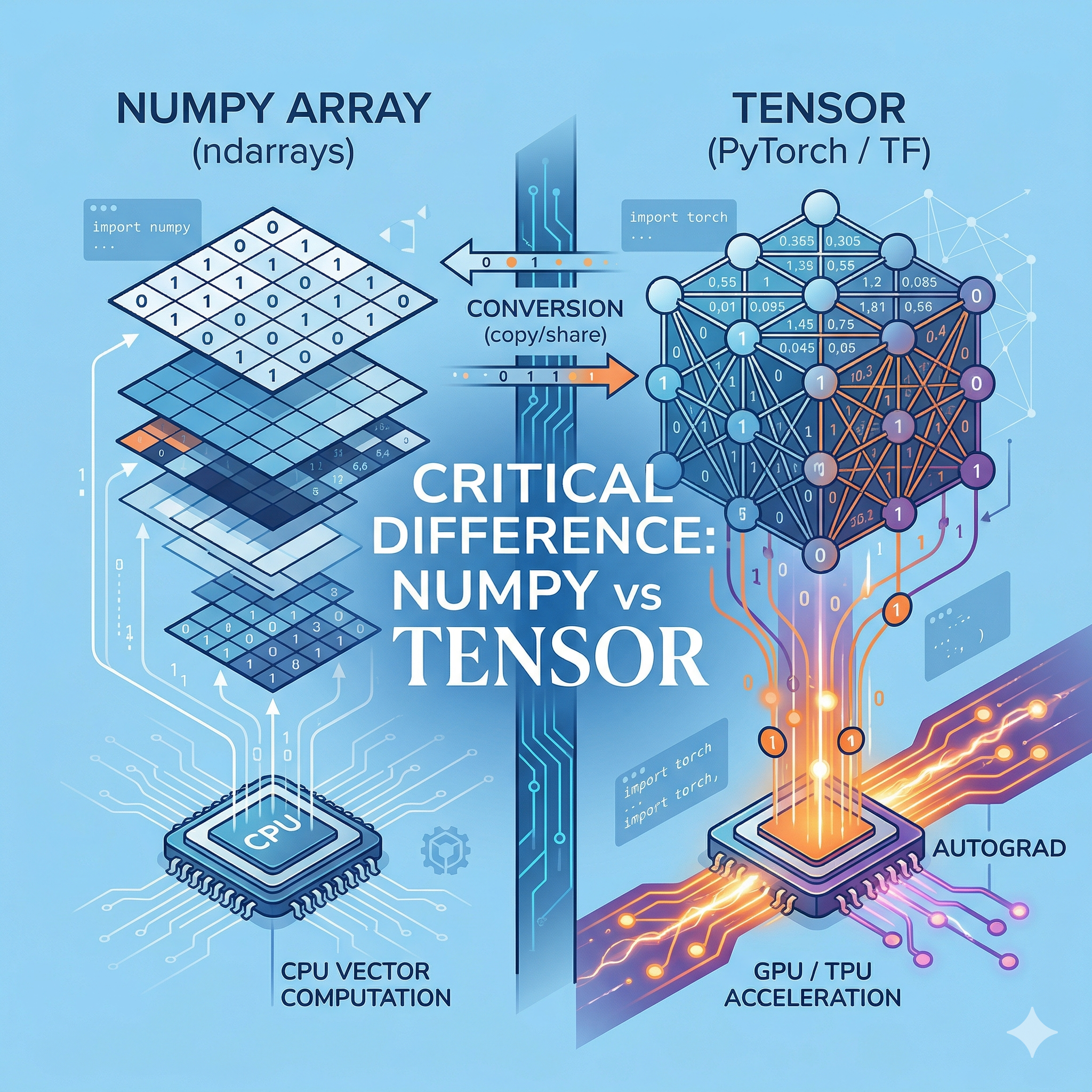 텐서(Tensor)와 NumPy 배열