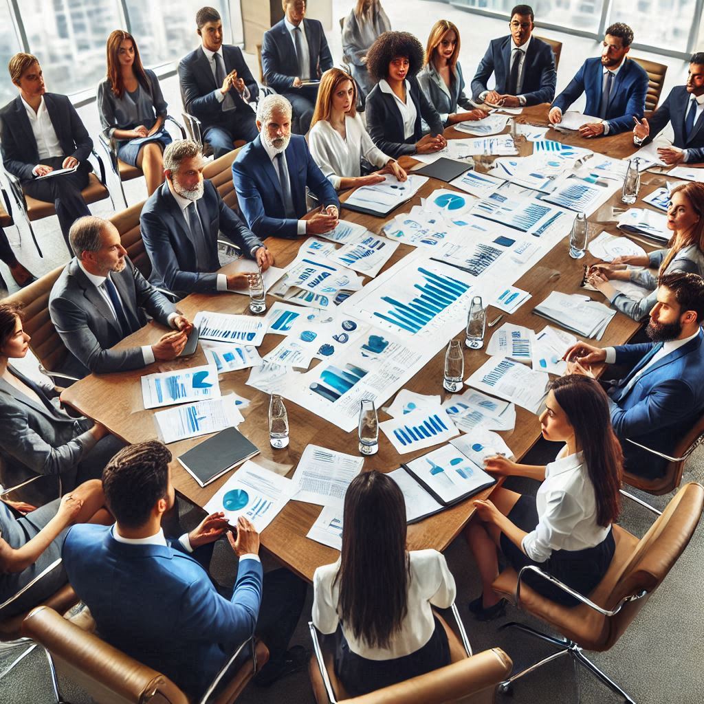 주식회사의 주주총회 모습