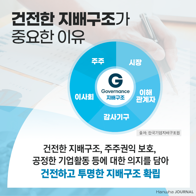 이사회 구조 및 리더십, 윤리적 관행 및 투명성, 주주 권리 및 참여