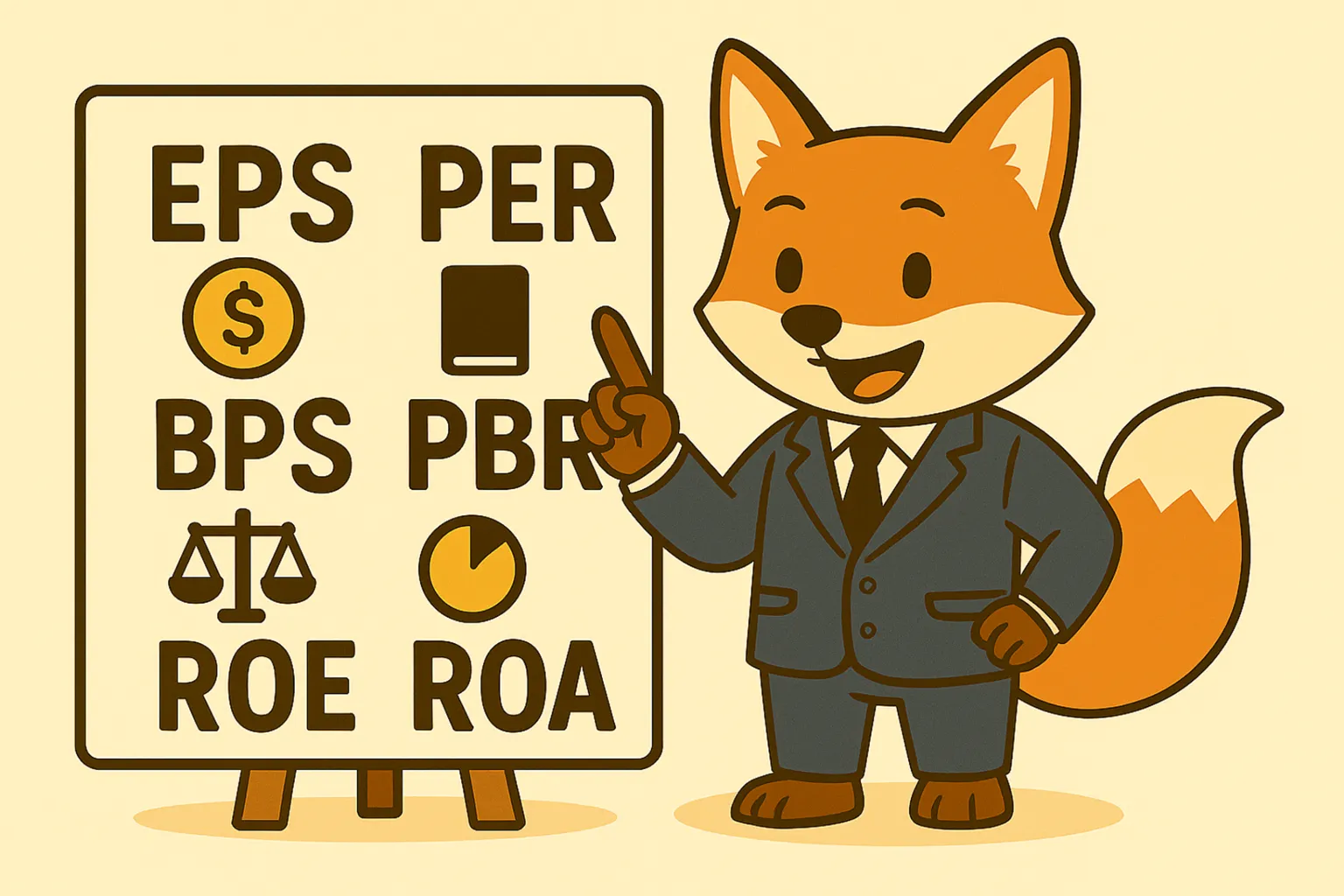 EPS, PER, BPS, PBR, ROE, ROA