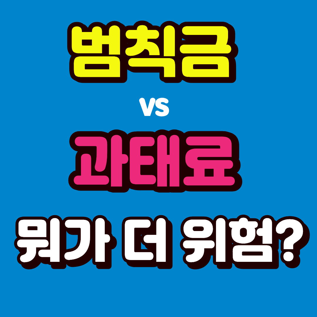 교통범칙금&middot;과태료 차이와 납부 요령 ❘ 헷갈림 3분 정리