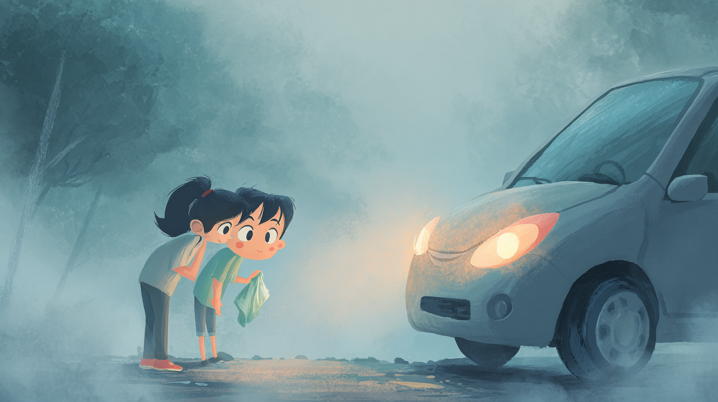 안개 낀 날 운전 팁(초보 운전자)