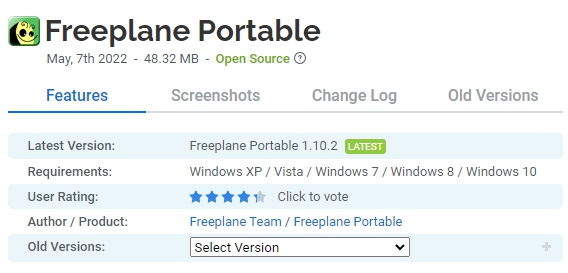 Freeplane-Portable