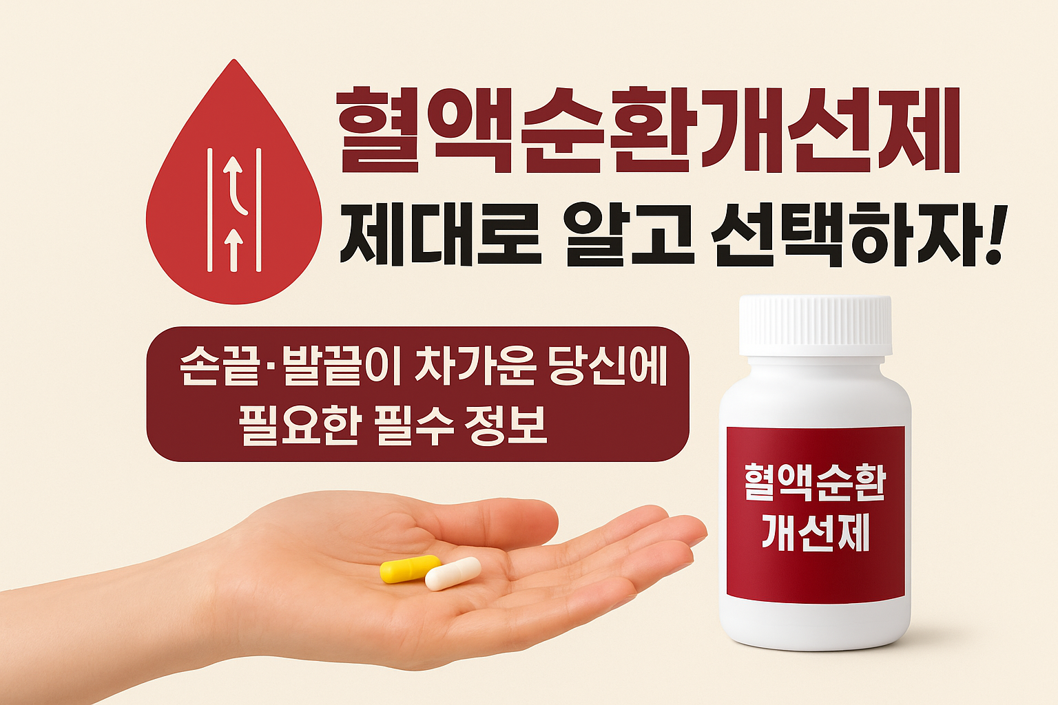 혈액순환개선제, 제대로 알고 선택하자