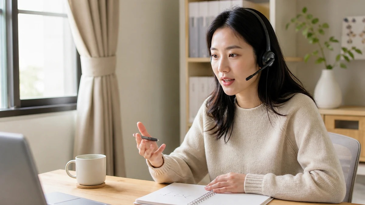 "오픽 롤플레이 답변 구조를 설명하는 학습 이미지"