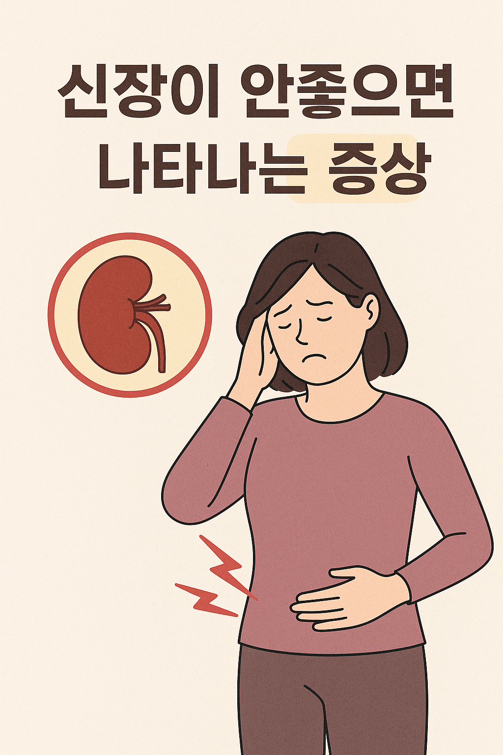 신장이 안좋으면 나타나는 증상