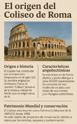 로마 콜로세움의 역사, 구조, 유네스코 등재 내용