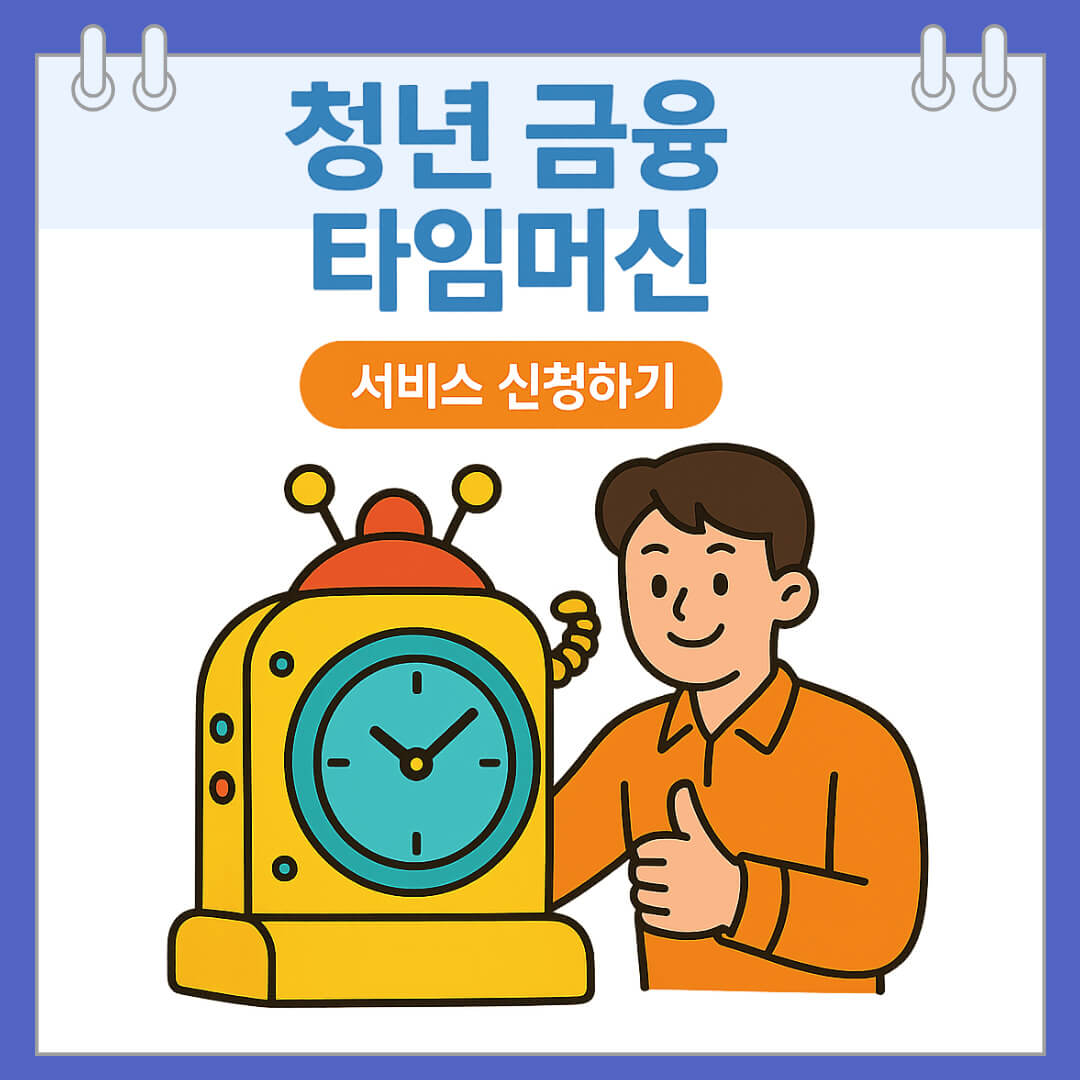 2025년 청년 금융 타임머신 서비스 신청하기