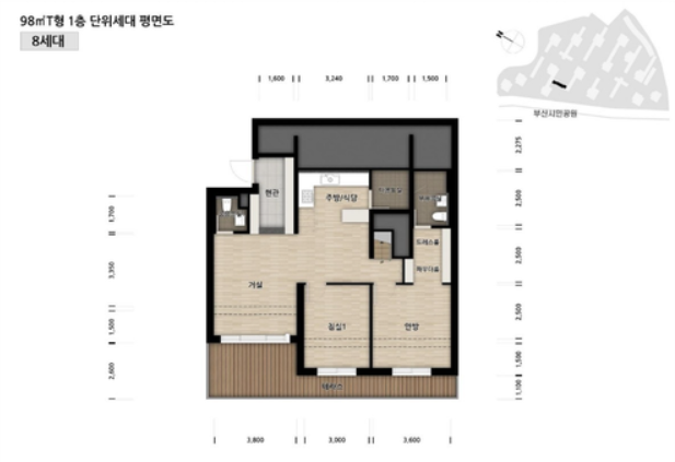 촉진3구역 평면도