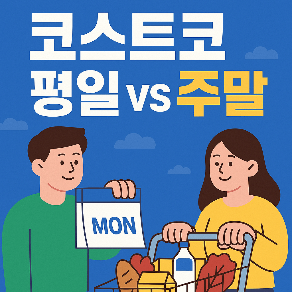 코스트코 평일 vs 주말 쇼핑 비교 관련 사진