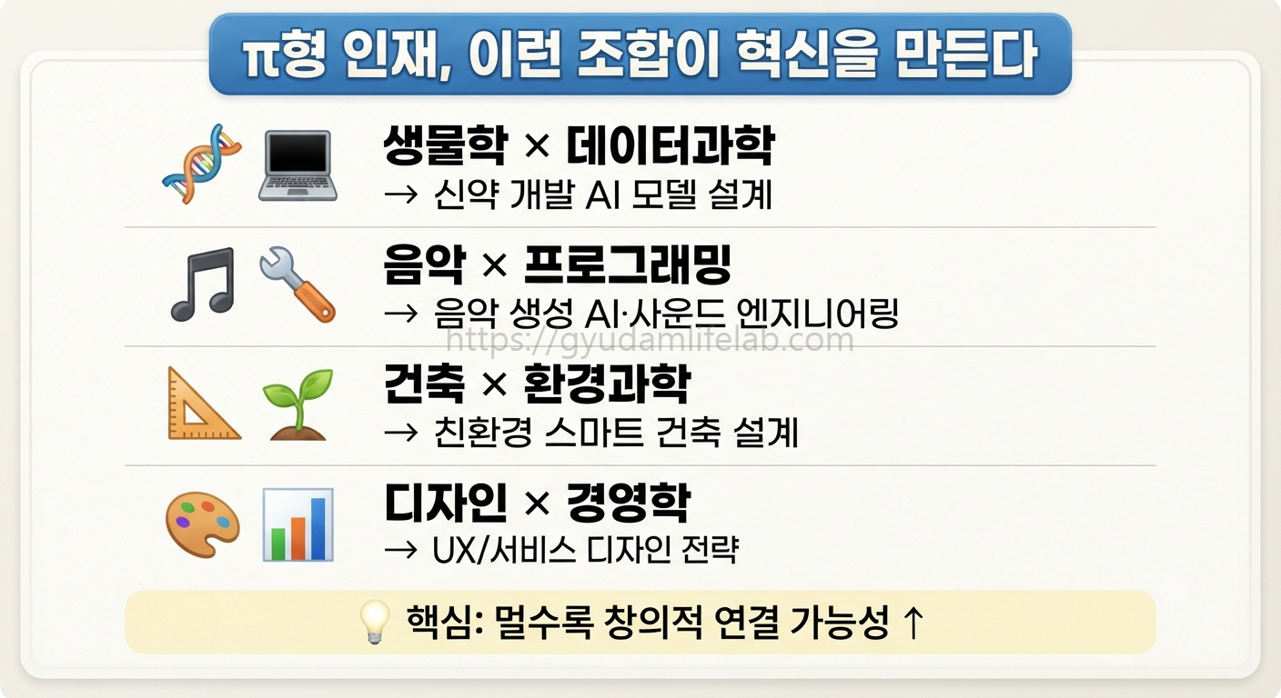 π형 인재 실제 조합 예시 카드
