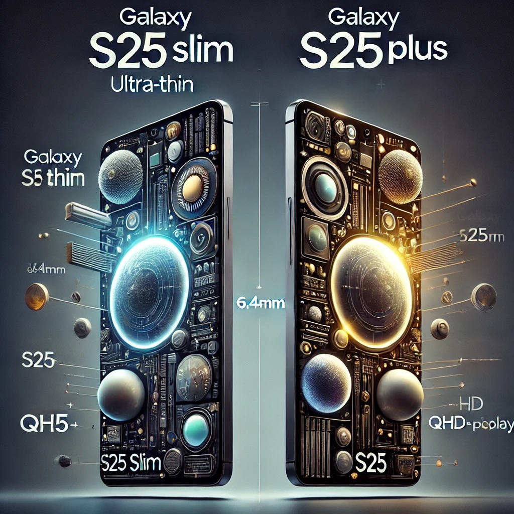 갤럭시 S25 슬림 vs 갤럭시 S25 플러스 비교