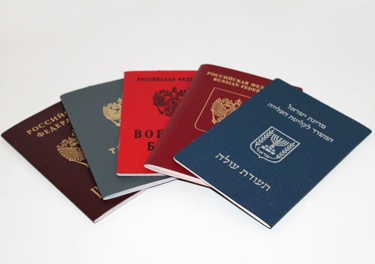 Passport&amp;#44; Military id&amp;#44; Employment history&amp;#44; 5 passports