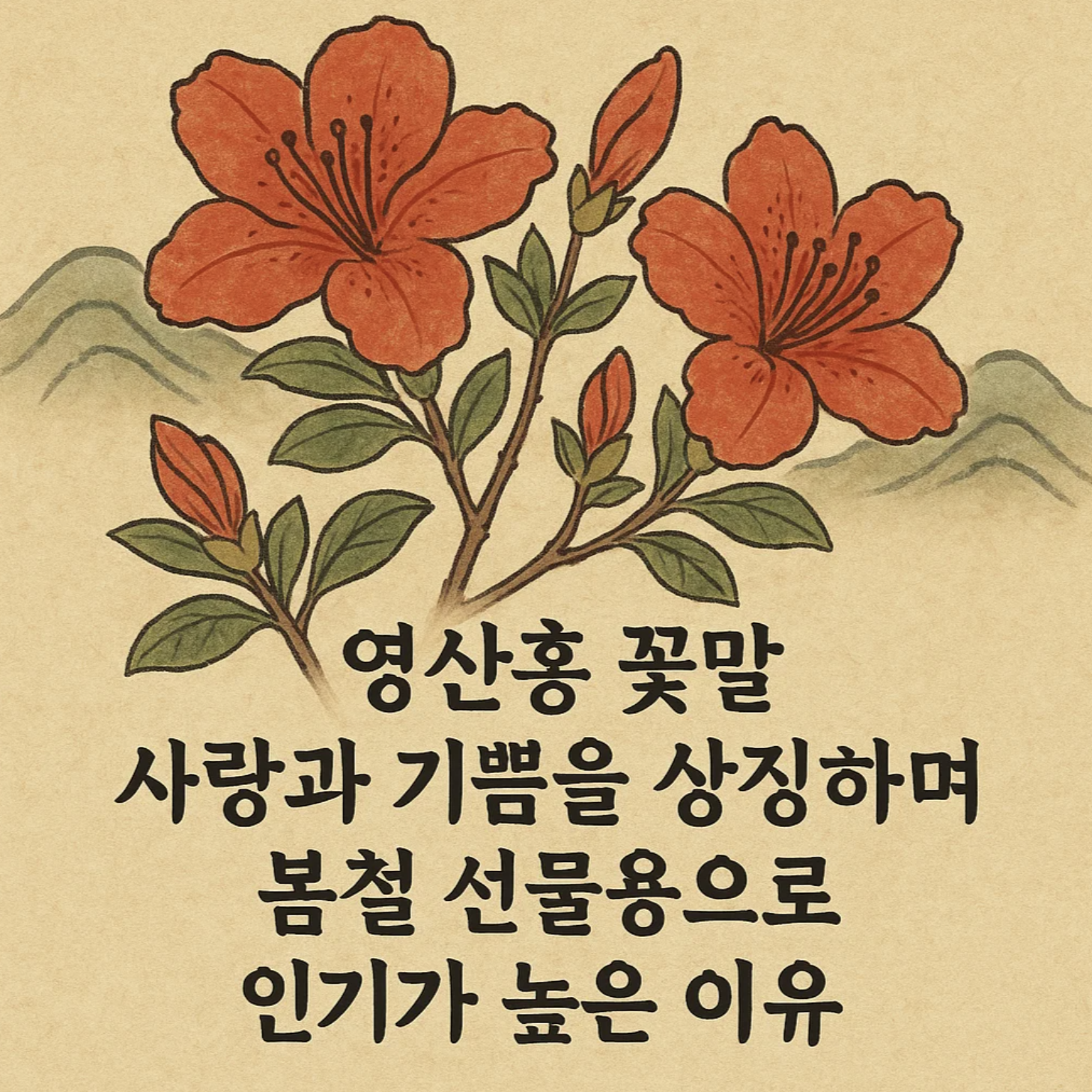 영산홍 꽃말 사랑과 기쁨을 상징하며 봄철 선물용으로 인기가 높은 이유