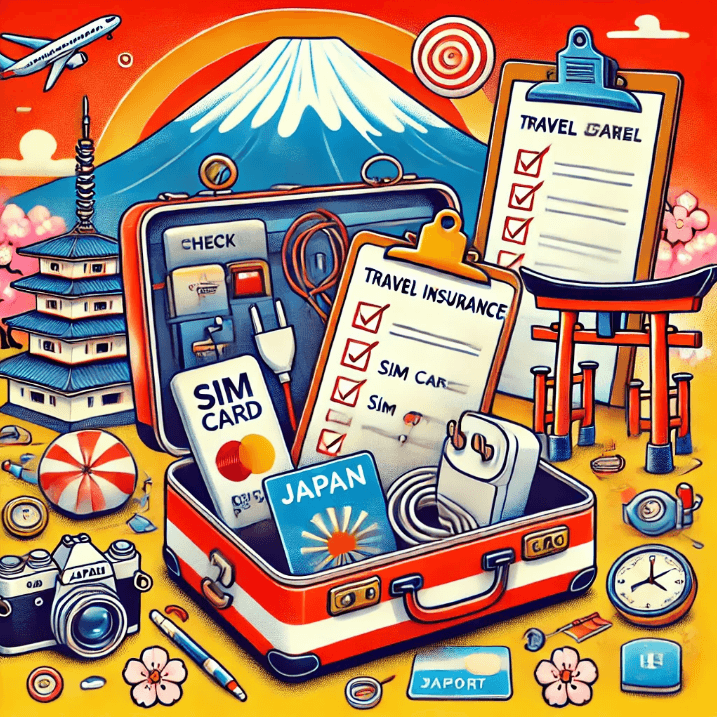 일본여행 준비물 체크리스트
