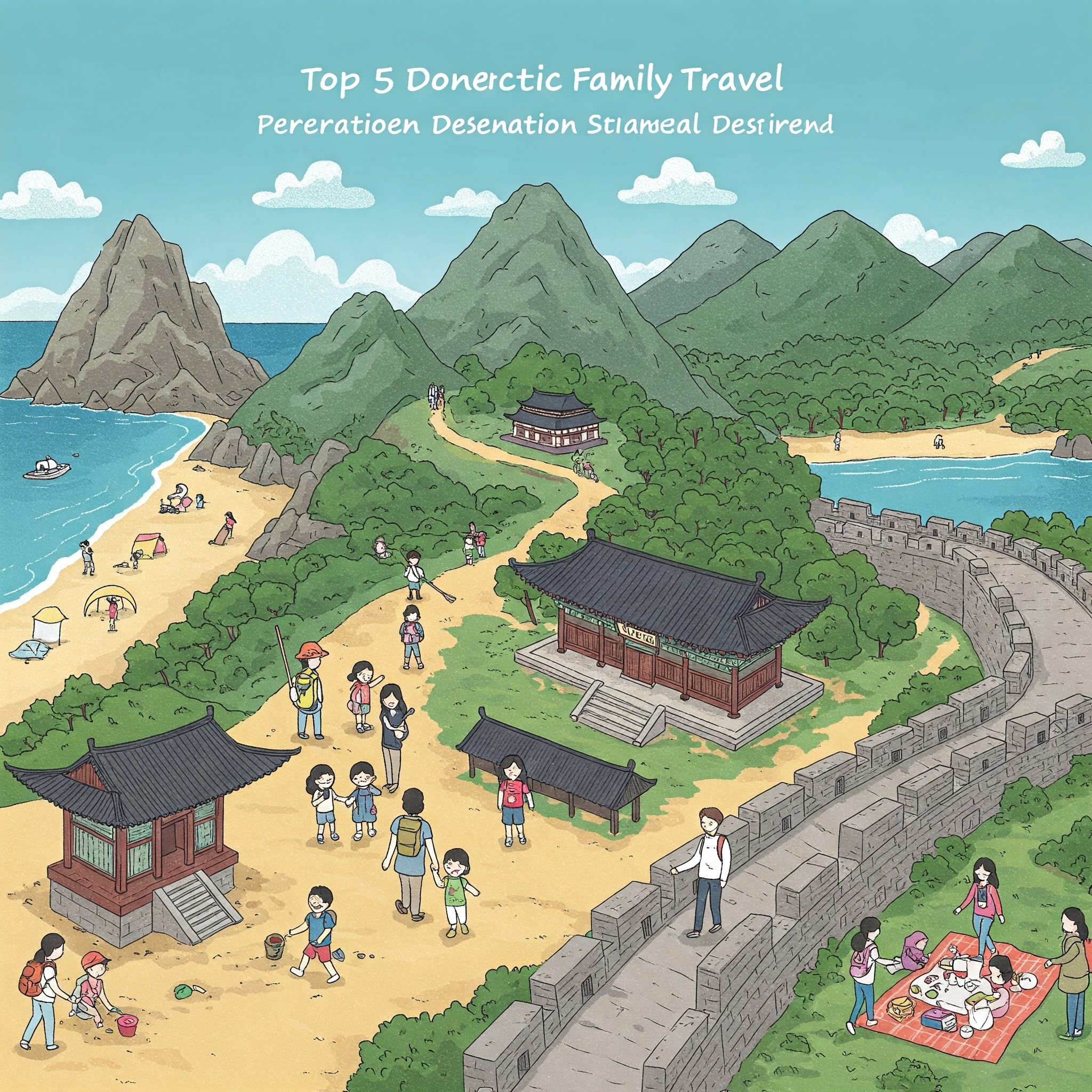 아이와 함께 떠나는 국내 가족 여행지 TOP5, 여긴 무조건 간다!