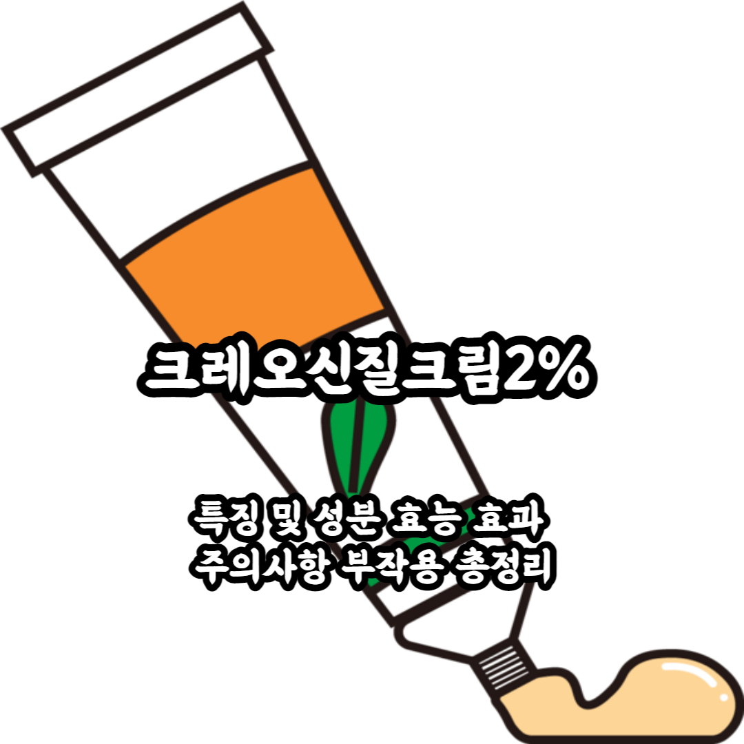 크레오신질크림 특징 및 성분 효능 효과 주의사항 부작용 총정리