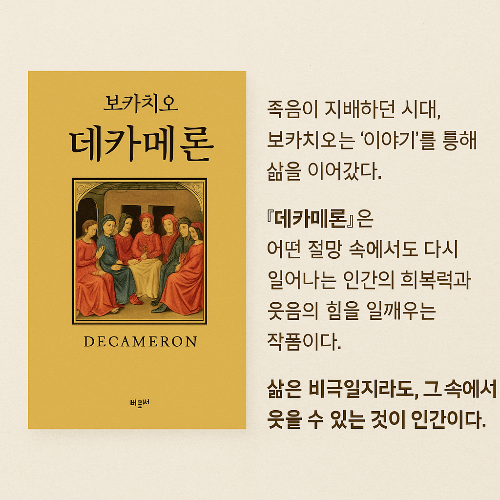 보카치오의 『데카메론』 독서후기