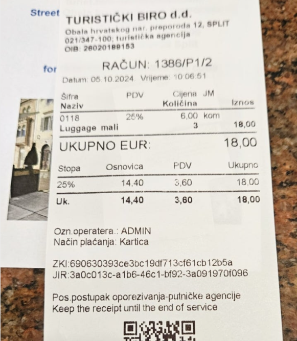 스플리트 짐보관