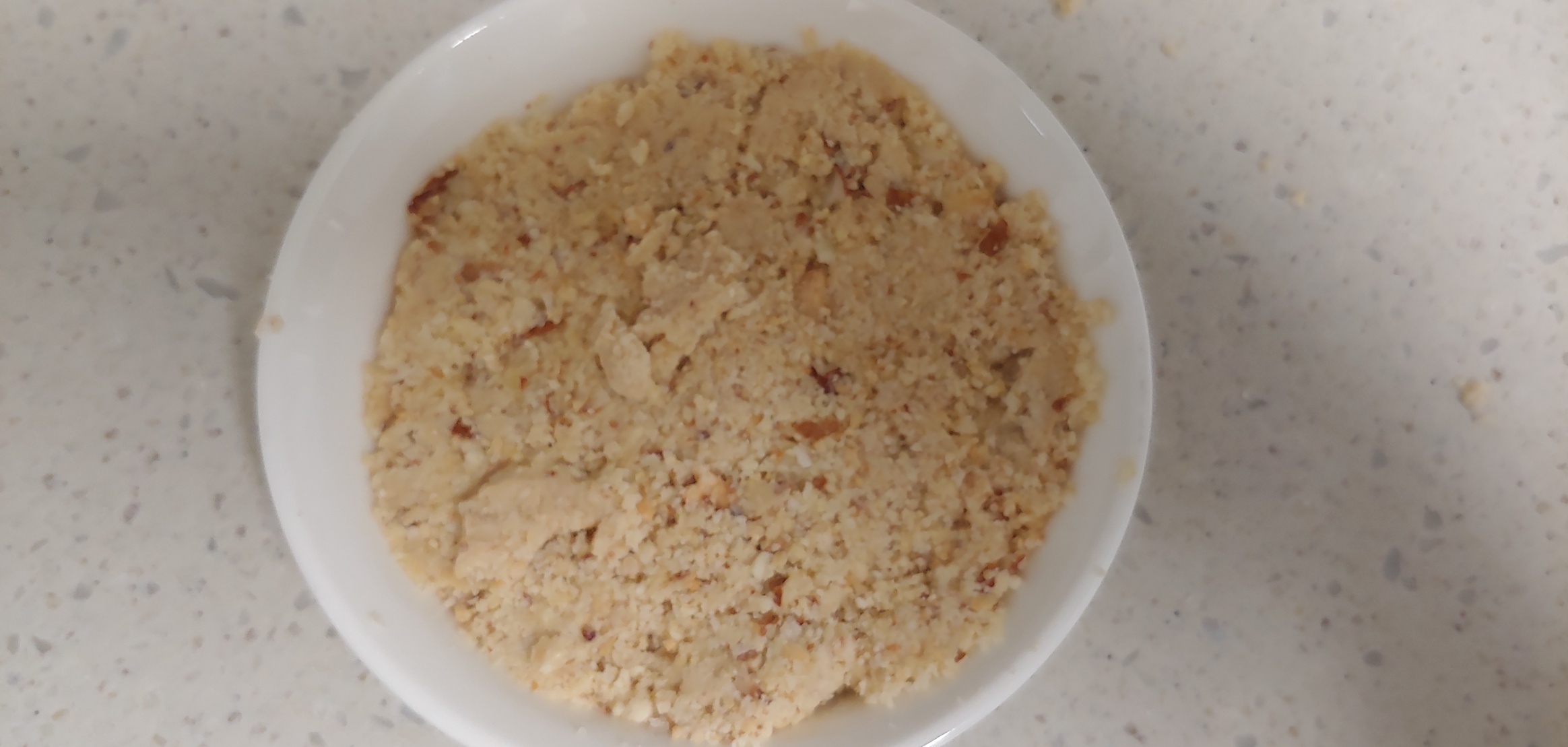 사실 이것보다 더 진득해야 합니다. 양조절 실패로 좀 푸석해보입니다.