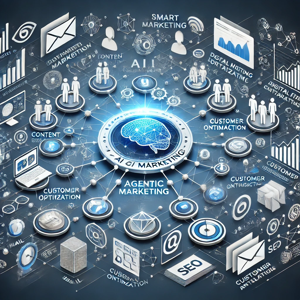 에이전틱 AI 마케팅 개념도 이미지 추가 권장