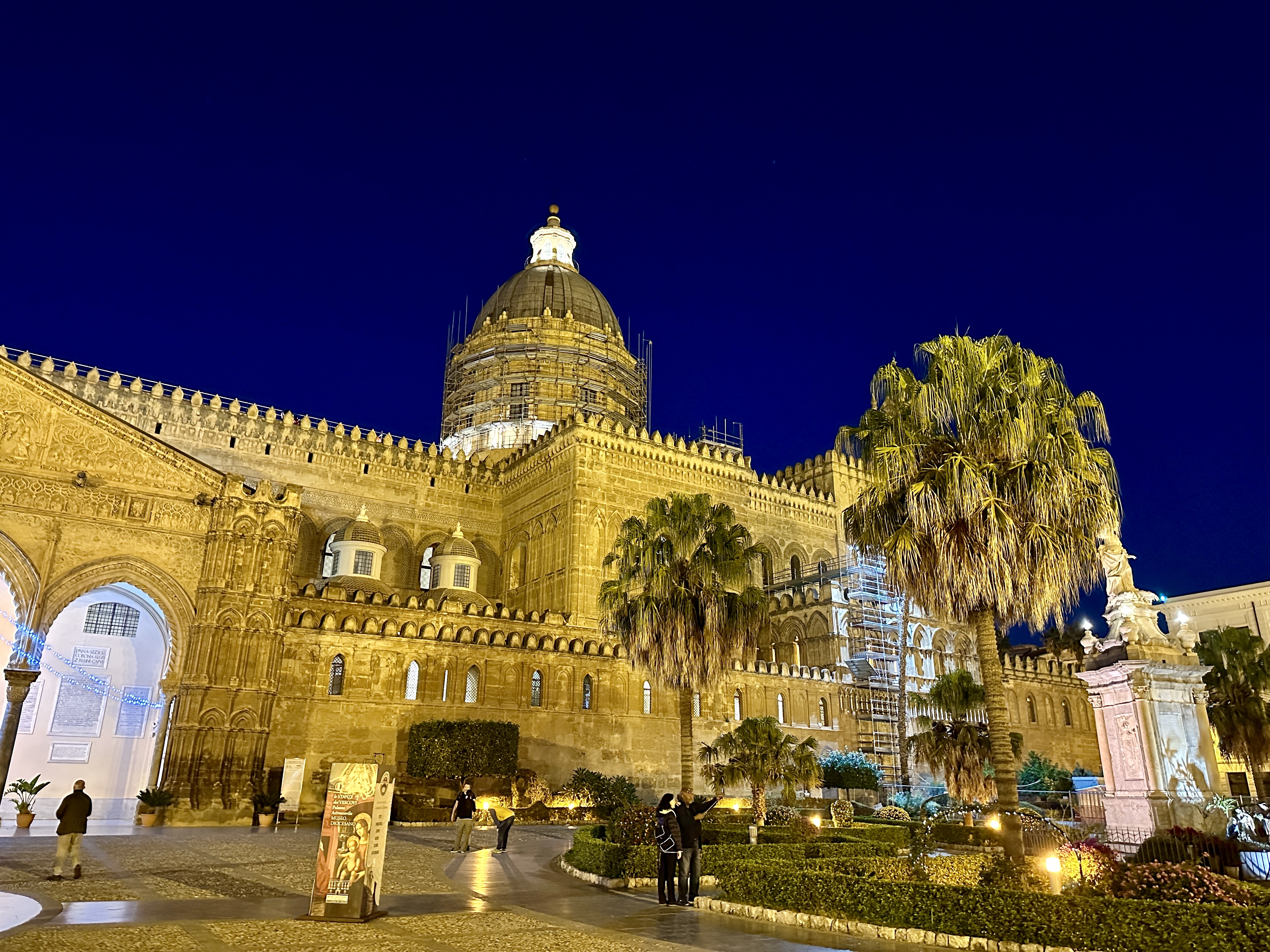 팔레르모 대성당 야경